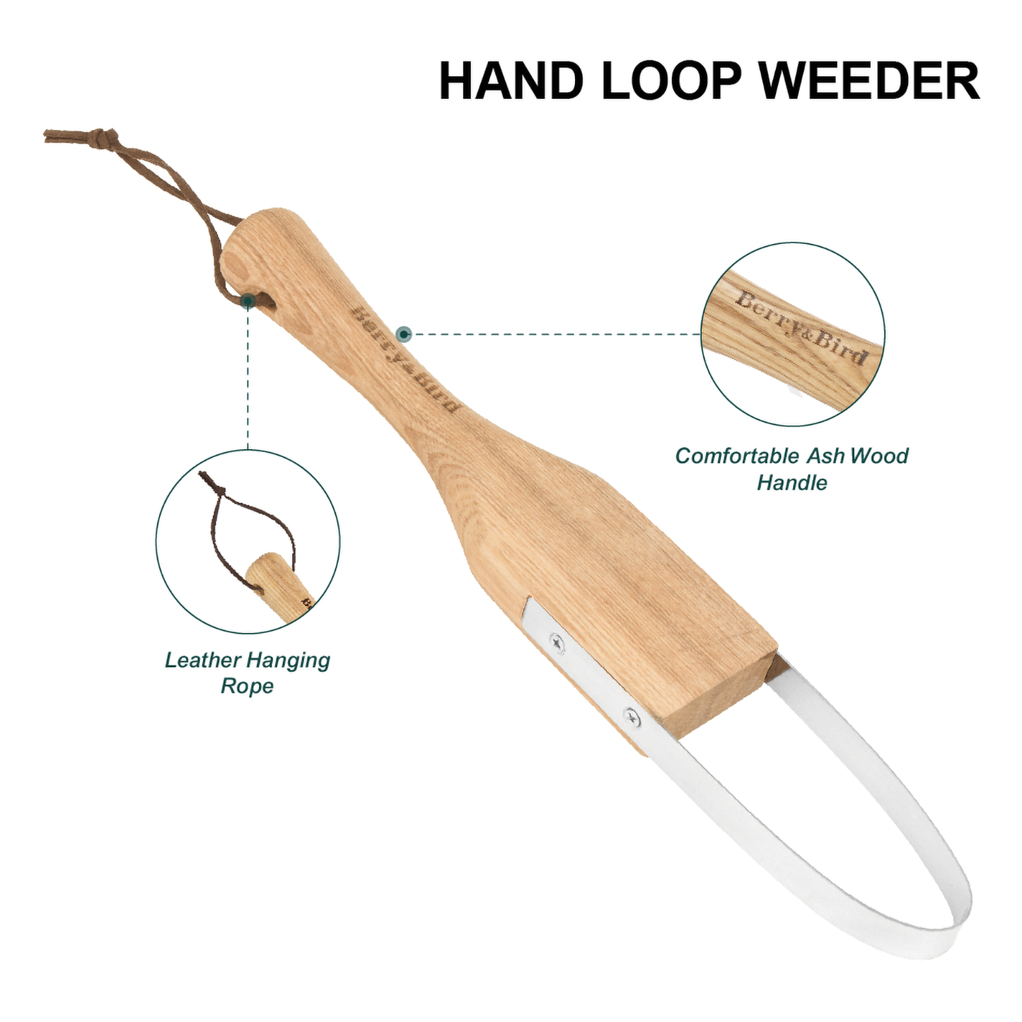Stainless Steel Hand Loop Weeder