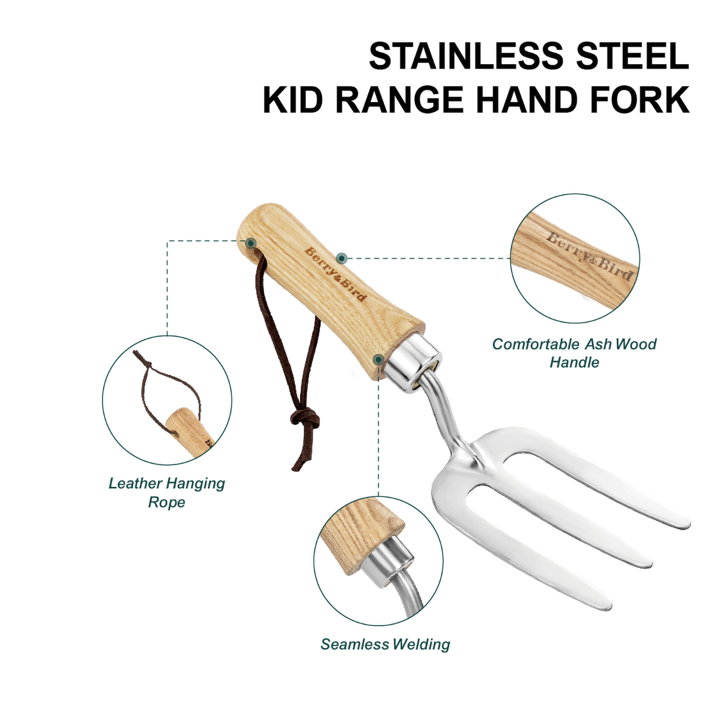 Stainless Steel Kid Range Hand Fork