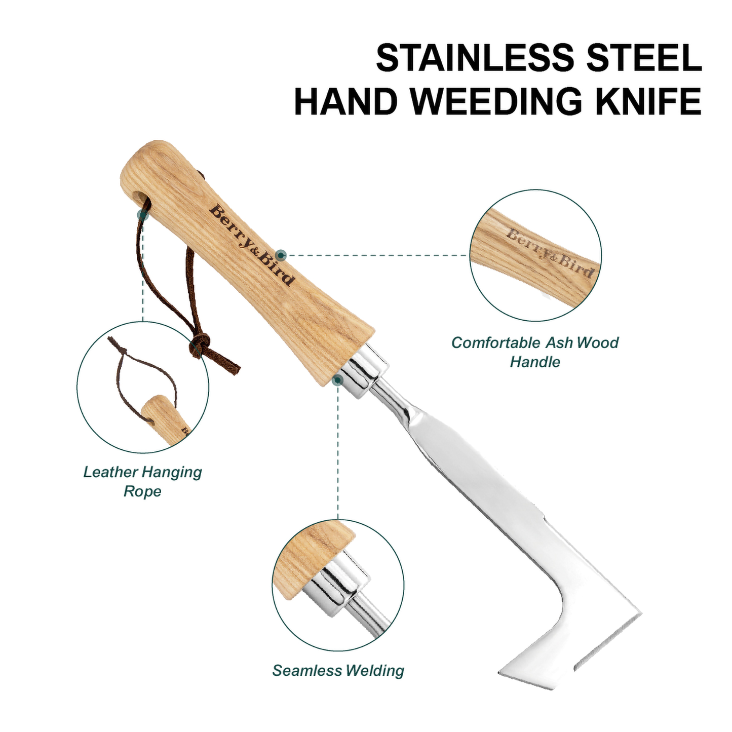 Stainless Steel Hand Weeding Knife