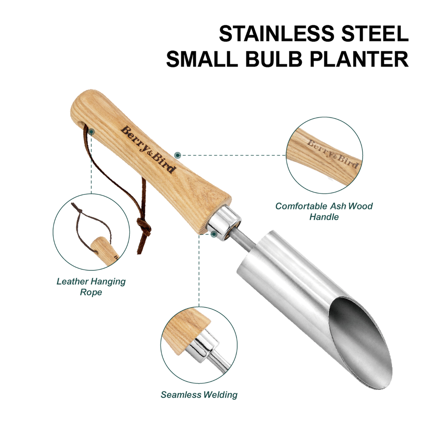 Stainless Steel Small Bulb Planter