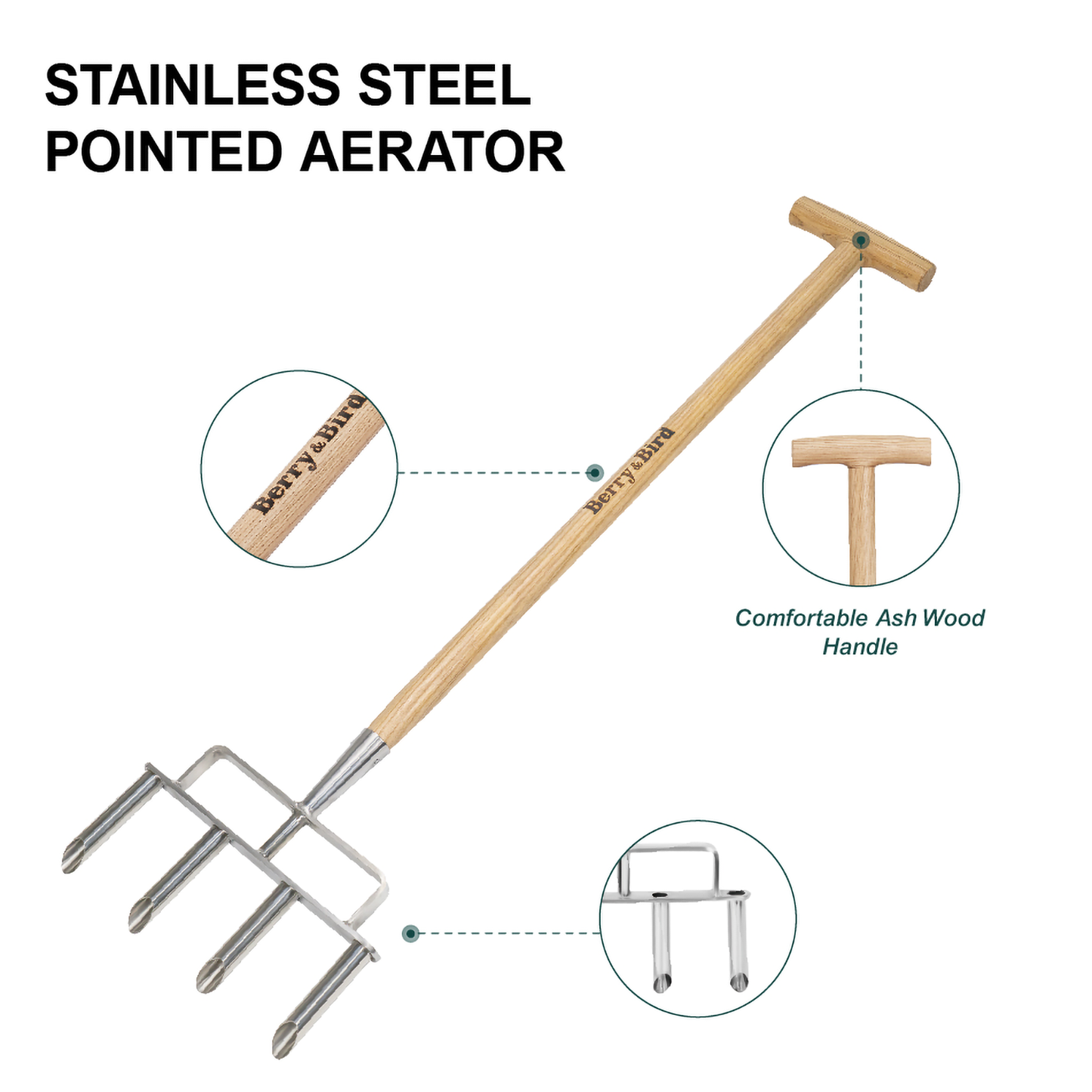 Stainless Stee Pointed Aerator