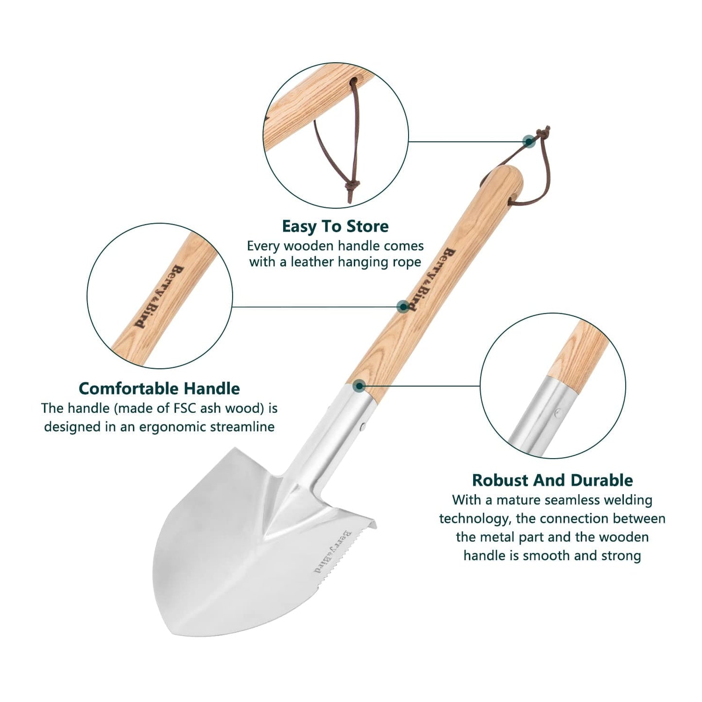 Stainless Steel Hand Shovel