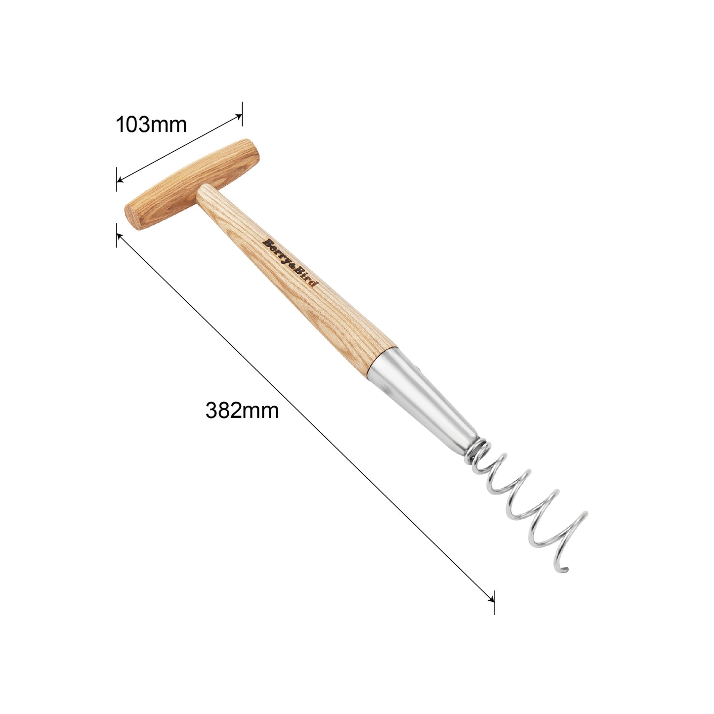 Stainless Steel Hand Corkscrew Weeder