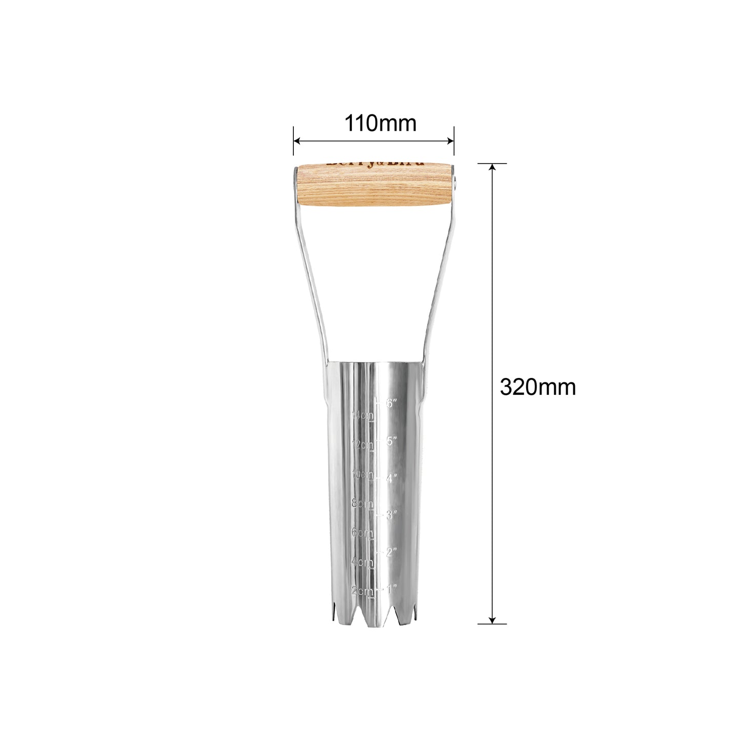 Stainless Steel Large Bulb Planter