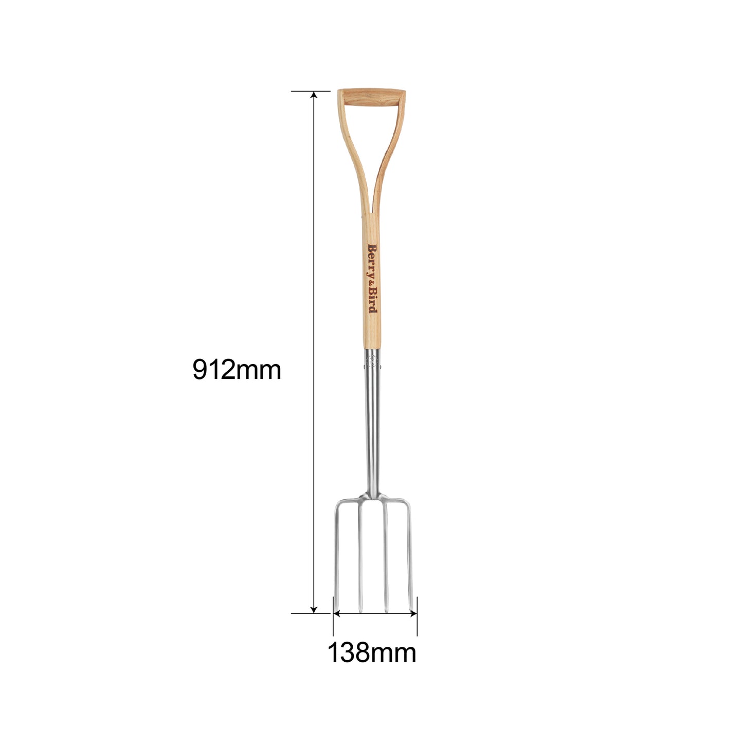Stainless Steel Lighter Range Digging Fork