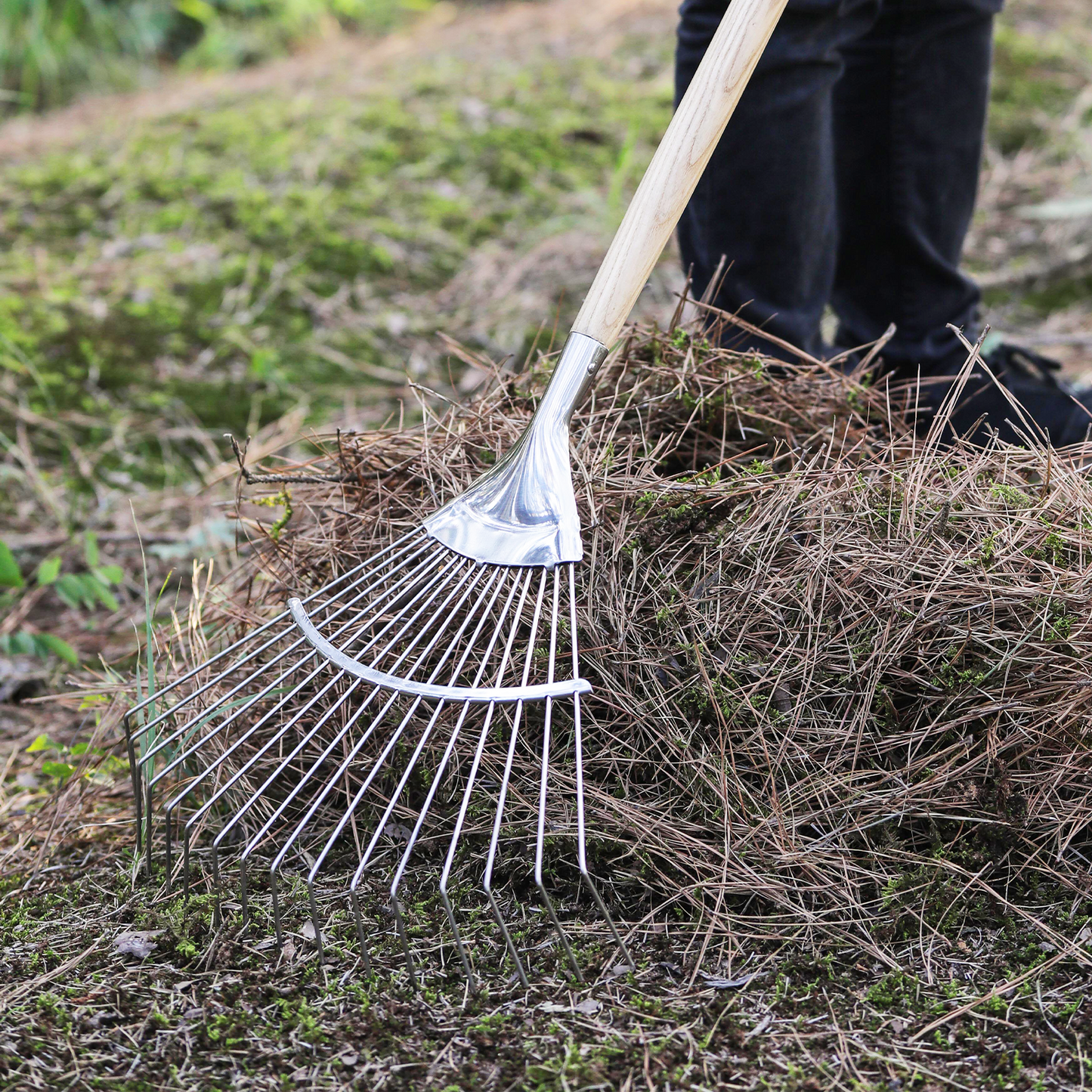 Stainless Steel Lighter Range Leaf Rake