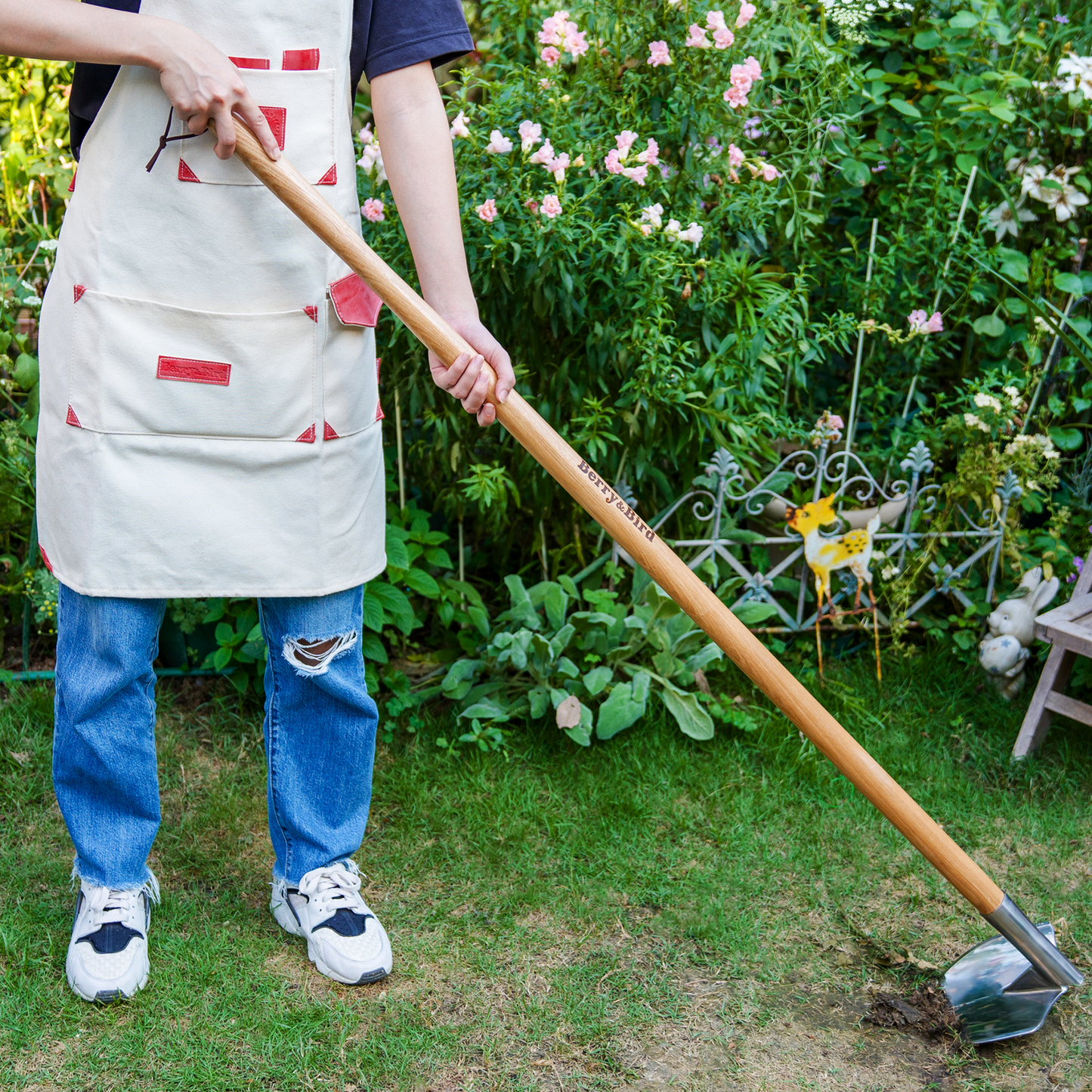 Stainless Steel Long Handle Eye Hoe