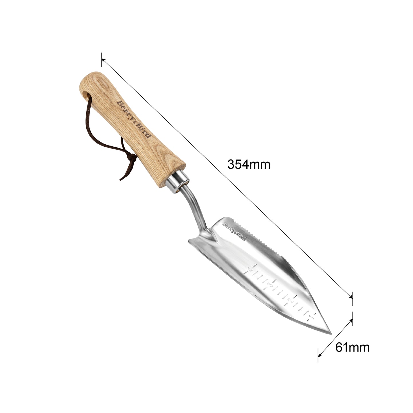 Stainless Steel Pointed Transplanting Trowel