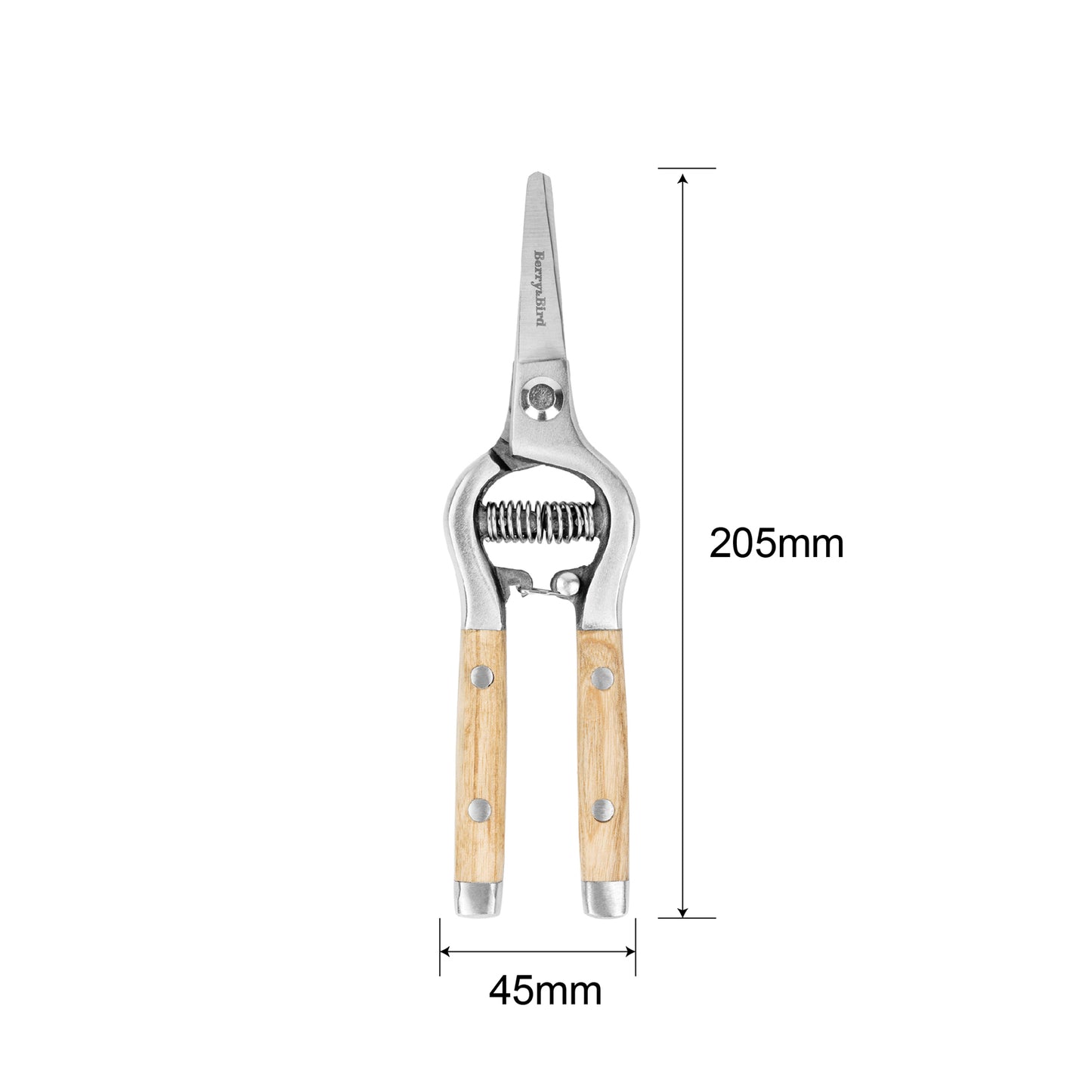 Wooden Handle Pruning Secateurs