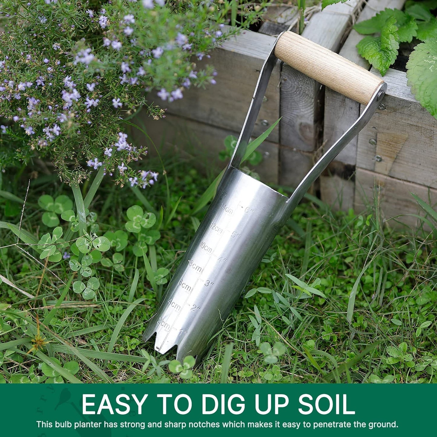 Stainless Steel Large Bulb Planter