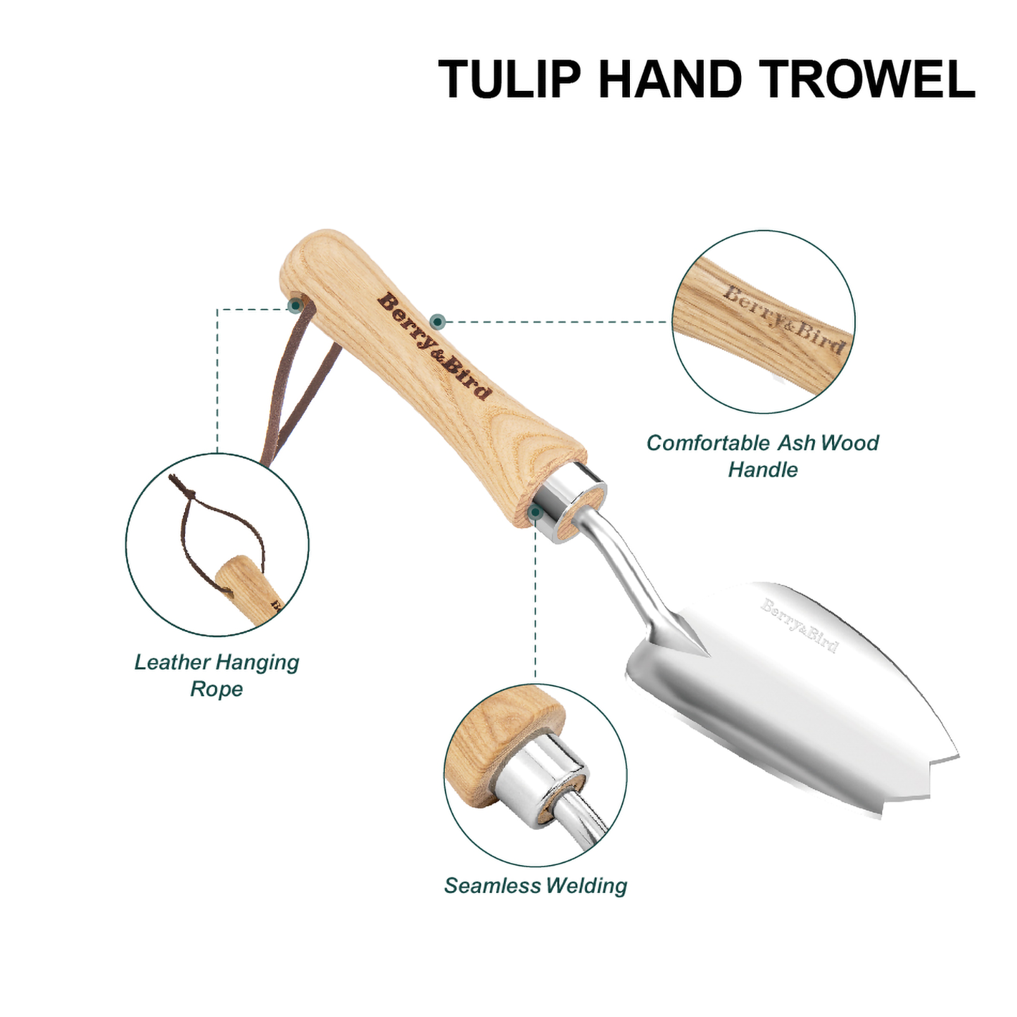 Tulip Hand Trowel (Sliver)