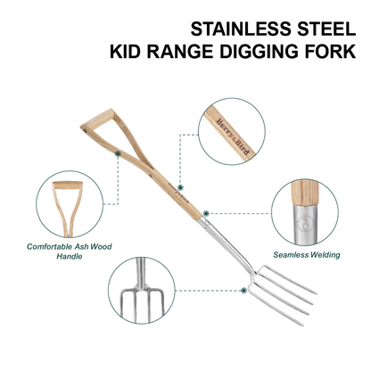 Stainless Steel Kid Range Digging Fork