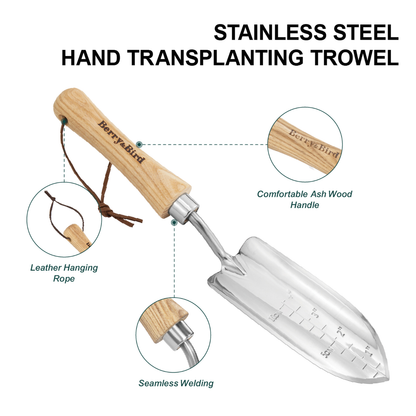 Stainless Steel Hand Transplanting Trowel
