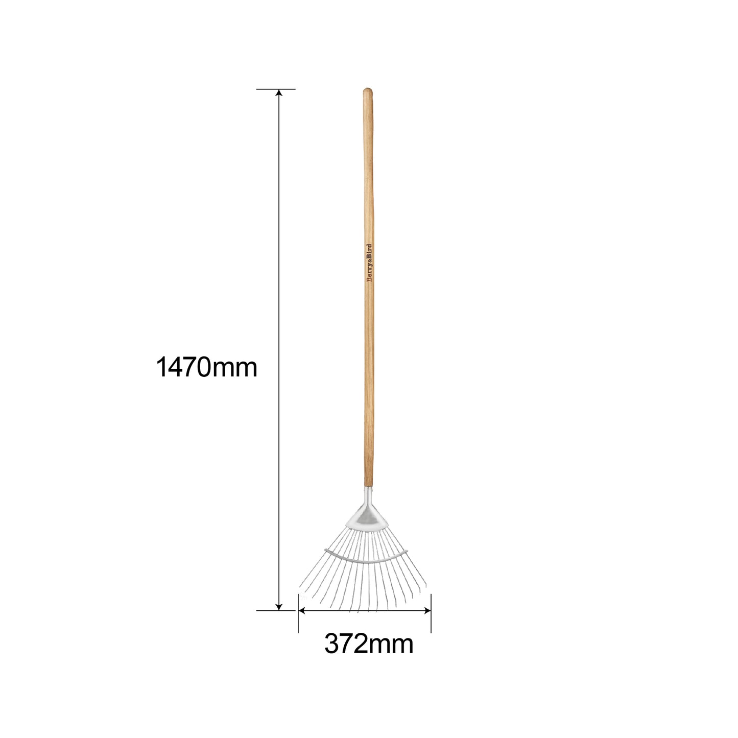 Stainless Steel Lighter Range Leaf Rake