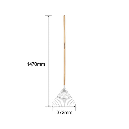 Stainless Steel Lighter Range Leaf Rake
