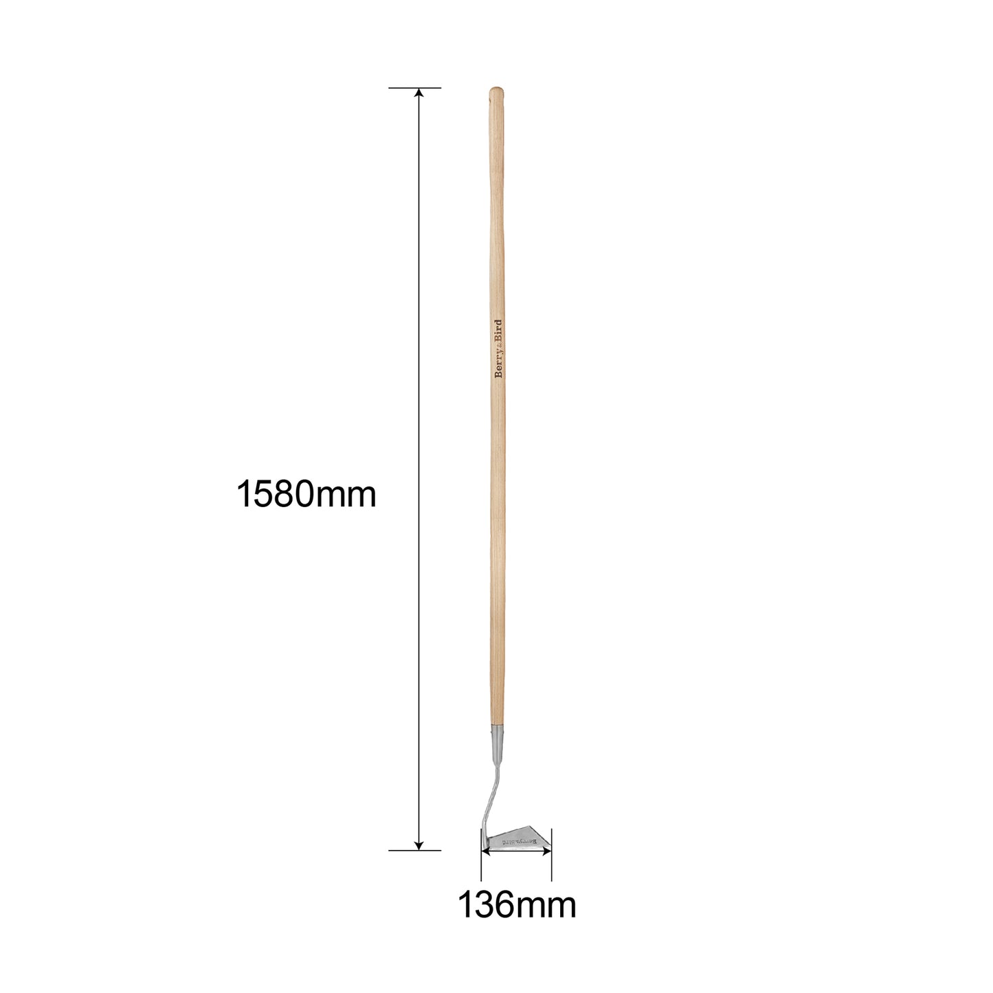 Stainless Steel Long Handle 3 Edge Hoe