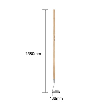 Stainless Steel Long Handle 3 Edge Hoe