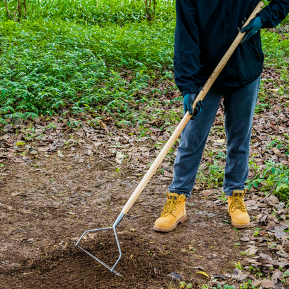 Stainless Steel Long Handle Soil Rake