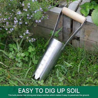 Stainless Steel Large Bulb Planter